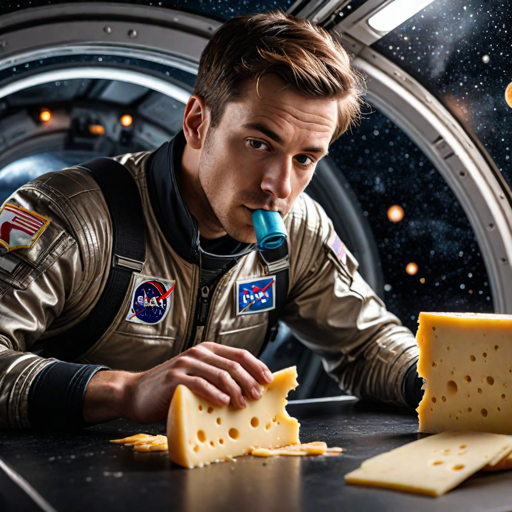 Breaking news! Space cheese audio single