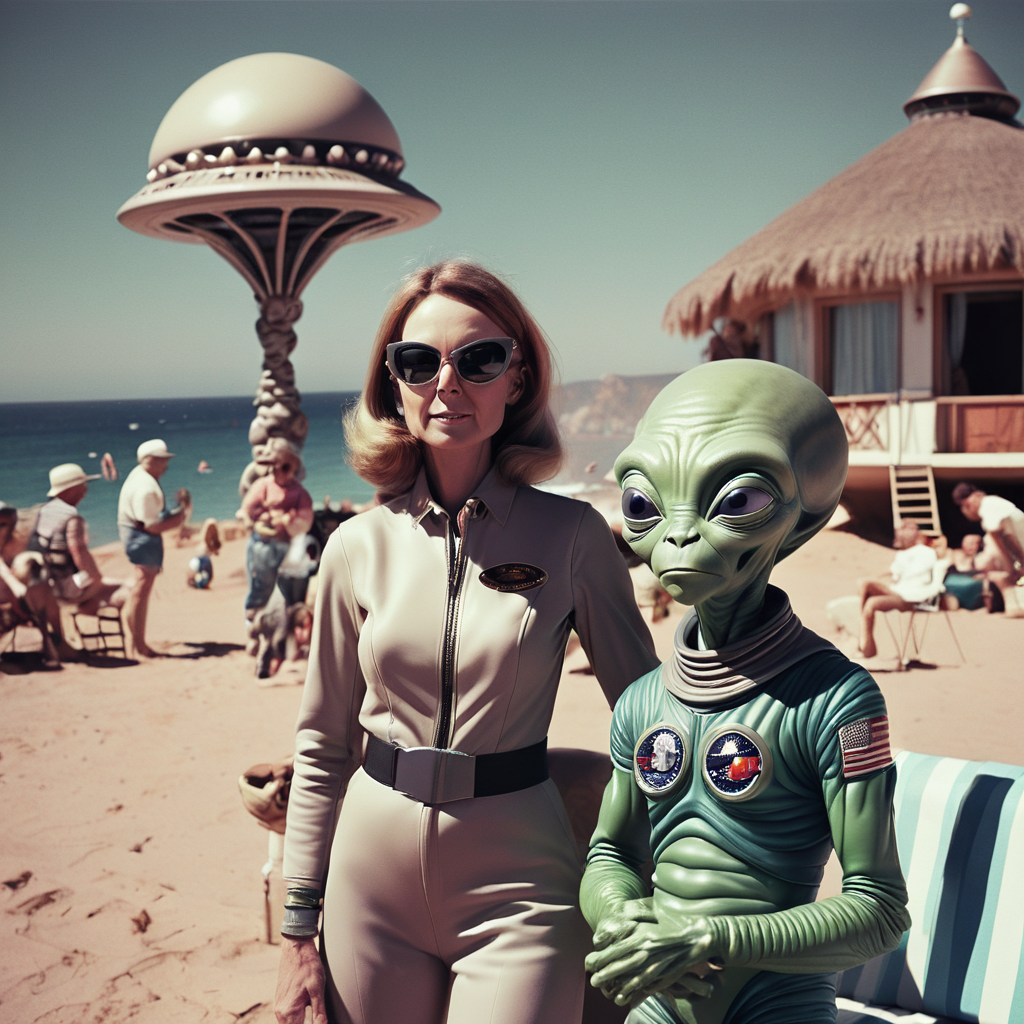 On holiday with space aliens