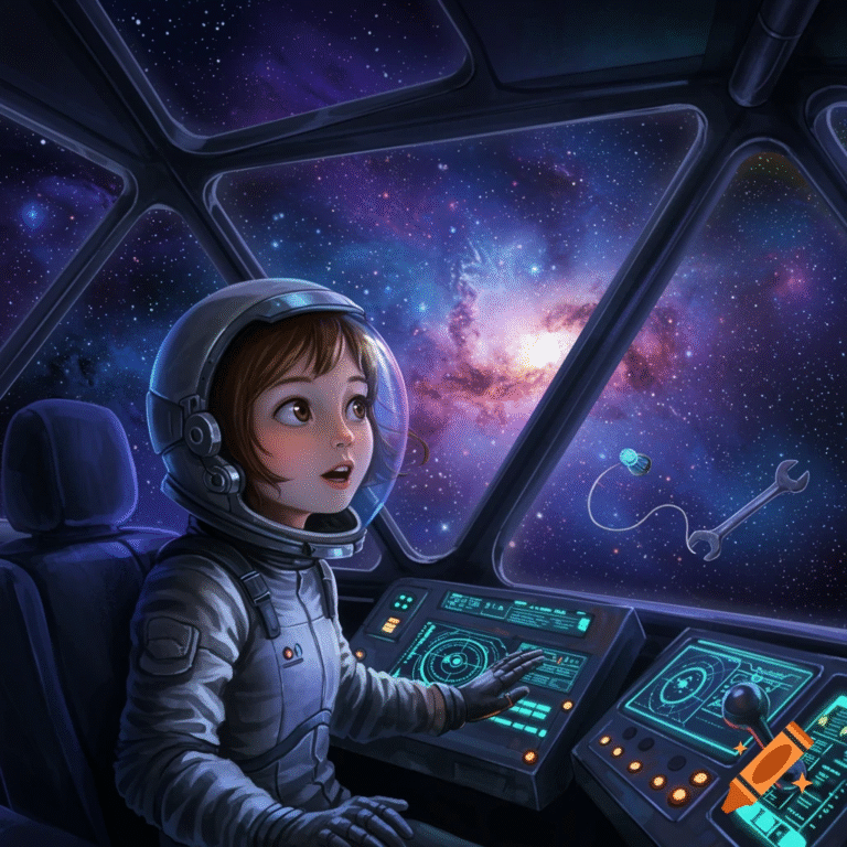craiyon_190702_Girl_in_a_spacesuit_in_a_rocket