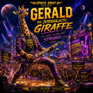 Gerald the Intergalactic giraffe