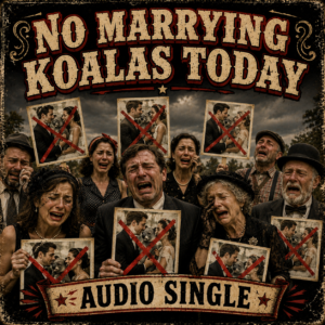 No marrying Koalas today audio single