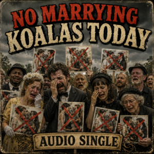 No marrying Koalas today audio single