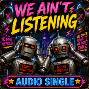 We ain't listening the audio single